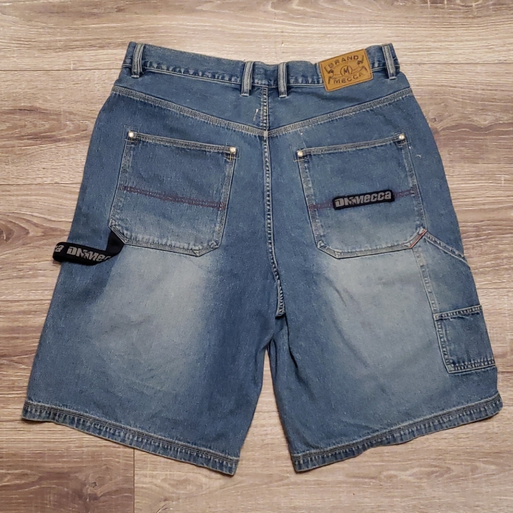 Y2K MECCA USA- 01' Jean shorts - Picture 4 of 8